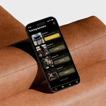 Web application mockup right 3
