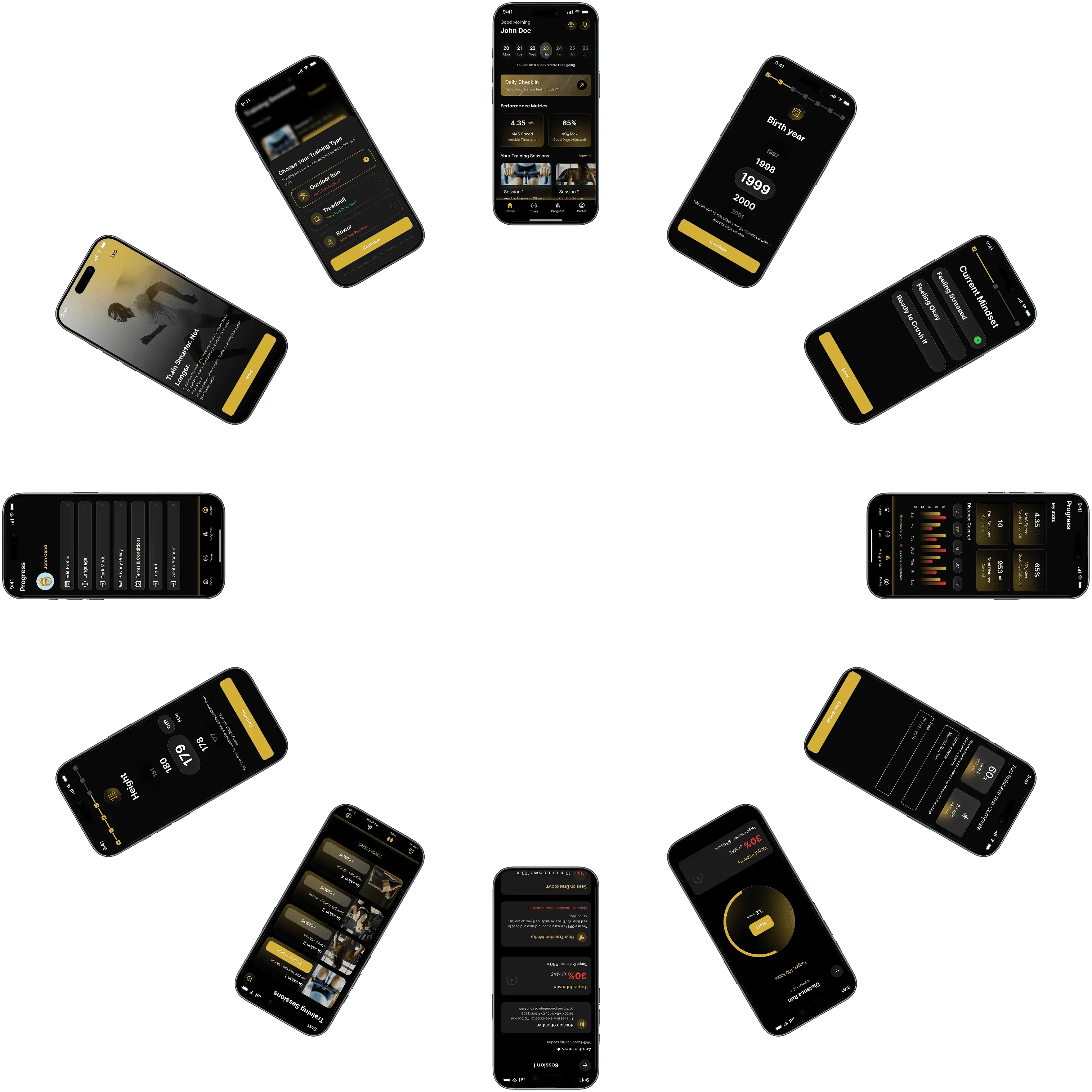 Project screenshots carousel