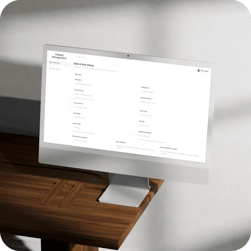 Site Owner interface illustration