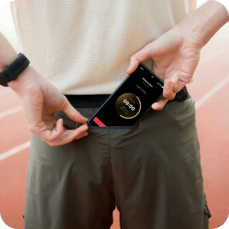 Athlete User interface illustration